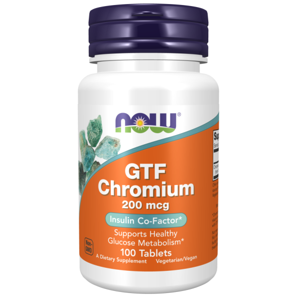 GTF Chromium 200 mcg 100 Tablets