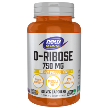 D-Ribose 750 mg  120 Veg Capsules