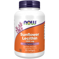 Sunflower Lecithin 1200 mg Soy-Free, Non-GMO - 100 Softgels
