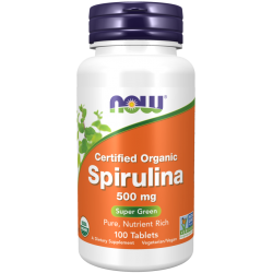Spirulina 500 mg - 100 Tablets Organic Spirulina (Non-GMO) Spirulina 500 mg - 100 Tablets Organic Spirulina (Non-GMO)