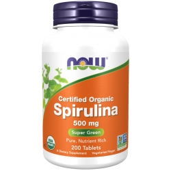 Spirulina 500 mg - 200 Tablets Organic Spirulina (Non-GMO). Spirulina 500 mg - 200 Tablets Organic Spirulina (Non-GMO).