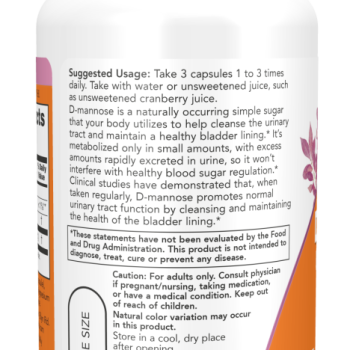 D-Mannose 500 mg 60 Veg Capsules