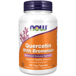 Quercetin with Bromelain - 120 Veg Capsules 
