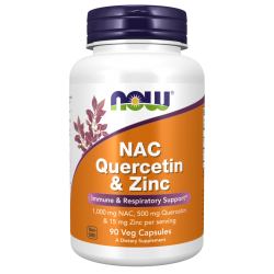 NAC Quercetin & Zinc 90 Veg Capsules - Immun- és légzéstámogatás