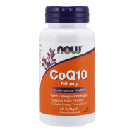 CoQ10 60 mg w Omega 3 Fish Oils - 60 Softgels CoQ10 60 mg w Omega 3 Fish Oils - 60 Softgels