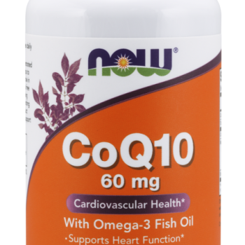 CoQ10 60 mg w Omega 3 Fish Oils - 60 Softgels