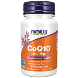 CoQ10 100 mg with Hawthorn Berry - 30 Veg Capsules CoQ10 100 mg with Hawthorn Berry - 30 Veg Capsules