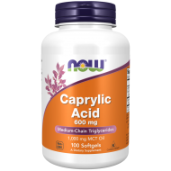 Caprylic Acid 600 mg - 100 Softgels 