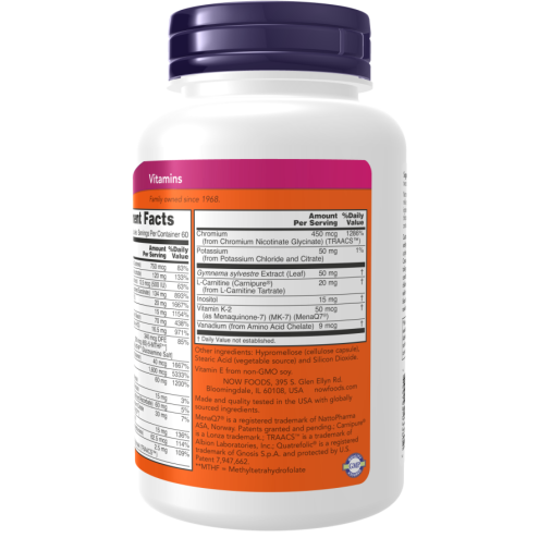 True Balance™ 120 Veg Capsules Multi-vitamin- és ásványianyag az egészséges szénhidrát-anyagcsere és az egészséges vércukorszint támogatására True Balance™ 120 Veg Capsules Multi-vitamin- és ásványianyag az egészséges szénhidrát-anyagcsere és az egészséges vércukorszint támogatására