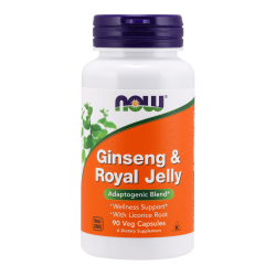 Ginseng & Royal Jelly 90 Veg Capsules Ginseng & Royal Jelly 90 Veg Capsules