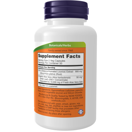 DGL with Aloe Vera Veg Capsules