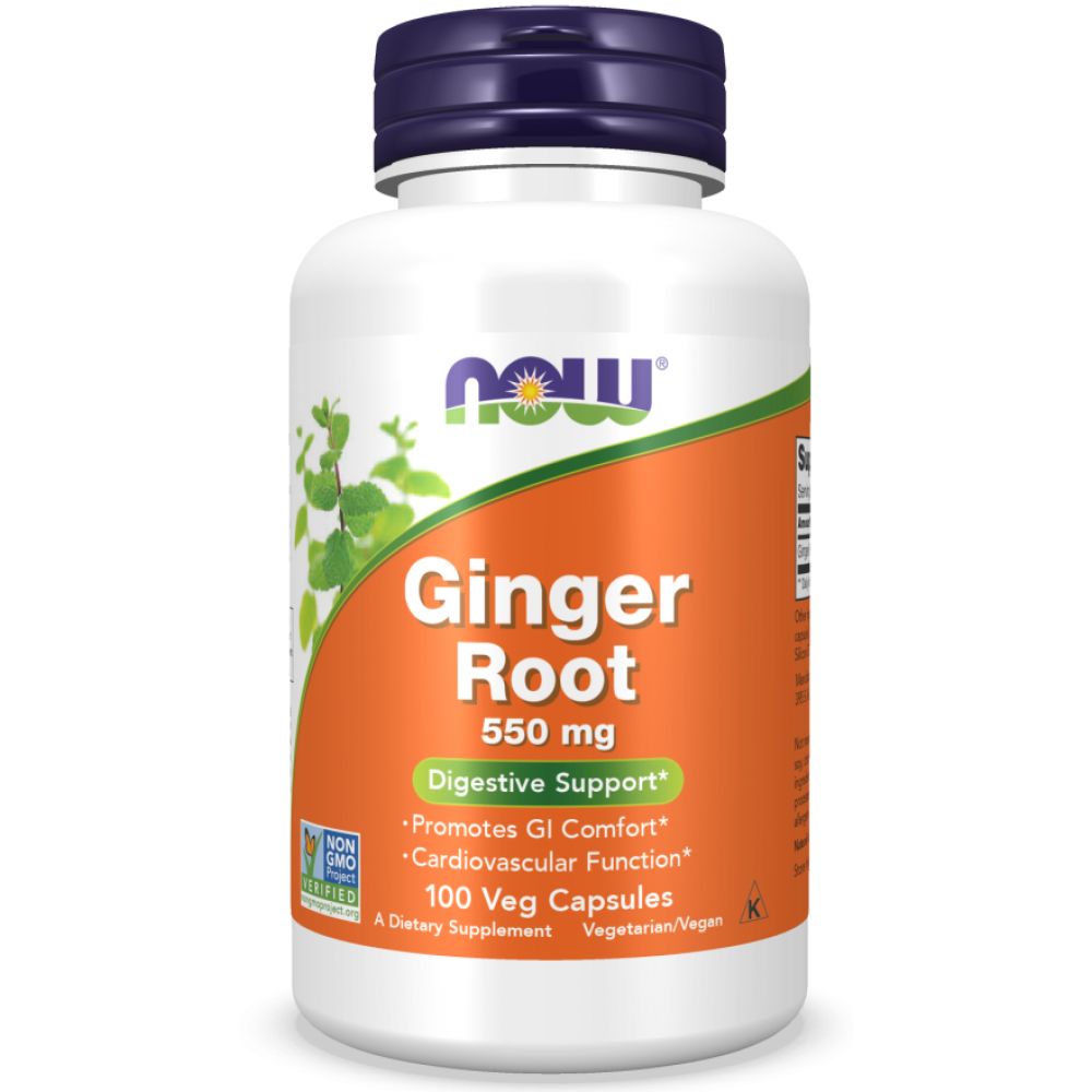 Ginger Root 550 mg - 100 Capsules