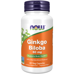 Ginkgo Biloba 60 mg - 60 Veg Capsules