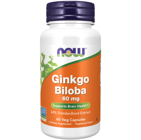 Ginkgo Biloba 60 mg - 60 Veg Capsules