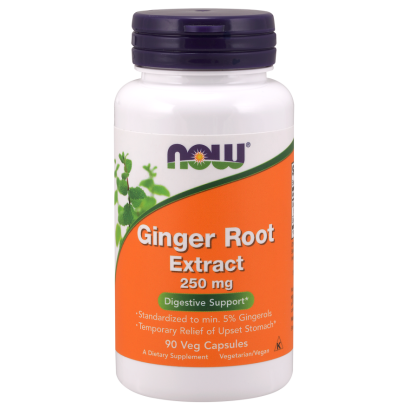 Ginger Root Extract 250 mg - 90 Veg Capsules