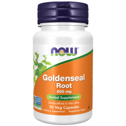 Goldenseal Root 500 mg 50 Veg Capsules / Kanadai Aranygyökér