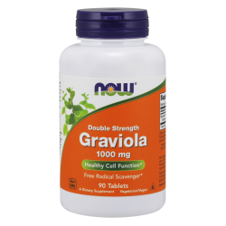 Graviola 1000 mg, Double Strength - 90 Tablets 