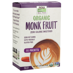 Monk Fruit, Organic 70 Packets
