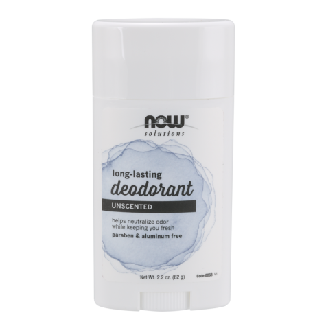Long-Lasting Deodorant Stick, Unscented 2,2oz