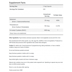 NAC 600 mg - 100 Veg Capsules  