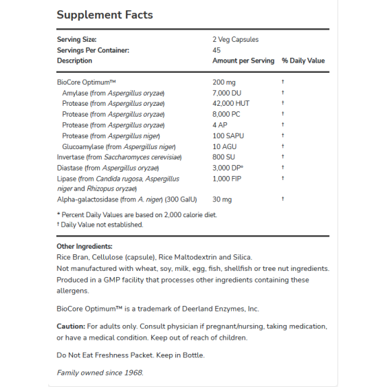 Optimal Digestive System 90 Veg Capsules