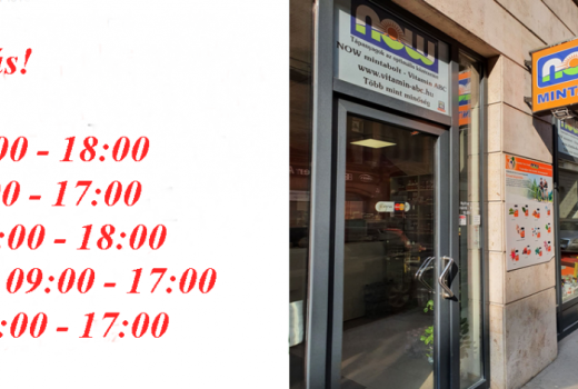 Now Foods Hivatalos magyarországi Mintabolt