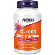 C-1000 Zinc Immune 90 Veg Capsules 